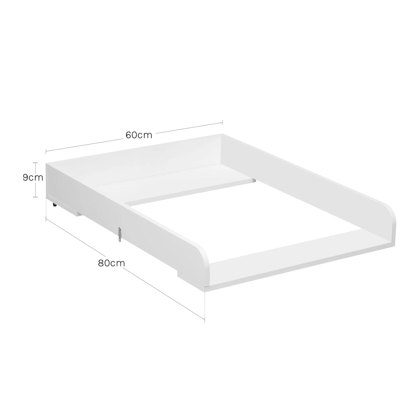 Table à Langer Commode WOLTU | Plateau Bébé MDF Mural Sûr