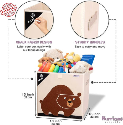 Armoire Bébé Cube Pliable Animal | Penderie Enfant Tissu Écolo