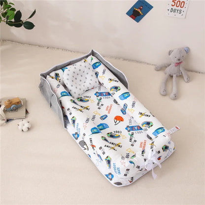 Lit Portable Bébé Nid Cocon de Voyage | Nid pour Bébé 0-2 ans