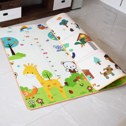 Tapis d'Éveil Bébé Géant Double Face & Pliable | Fille ou Garçon