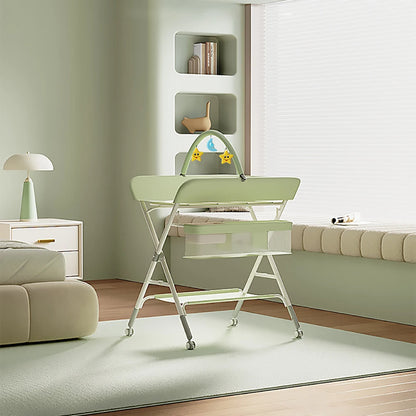 Table à Langer Pliable avec Roues | Baignoire et Lable à Langer