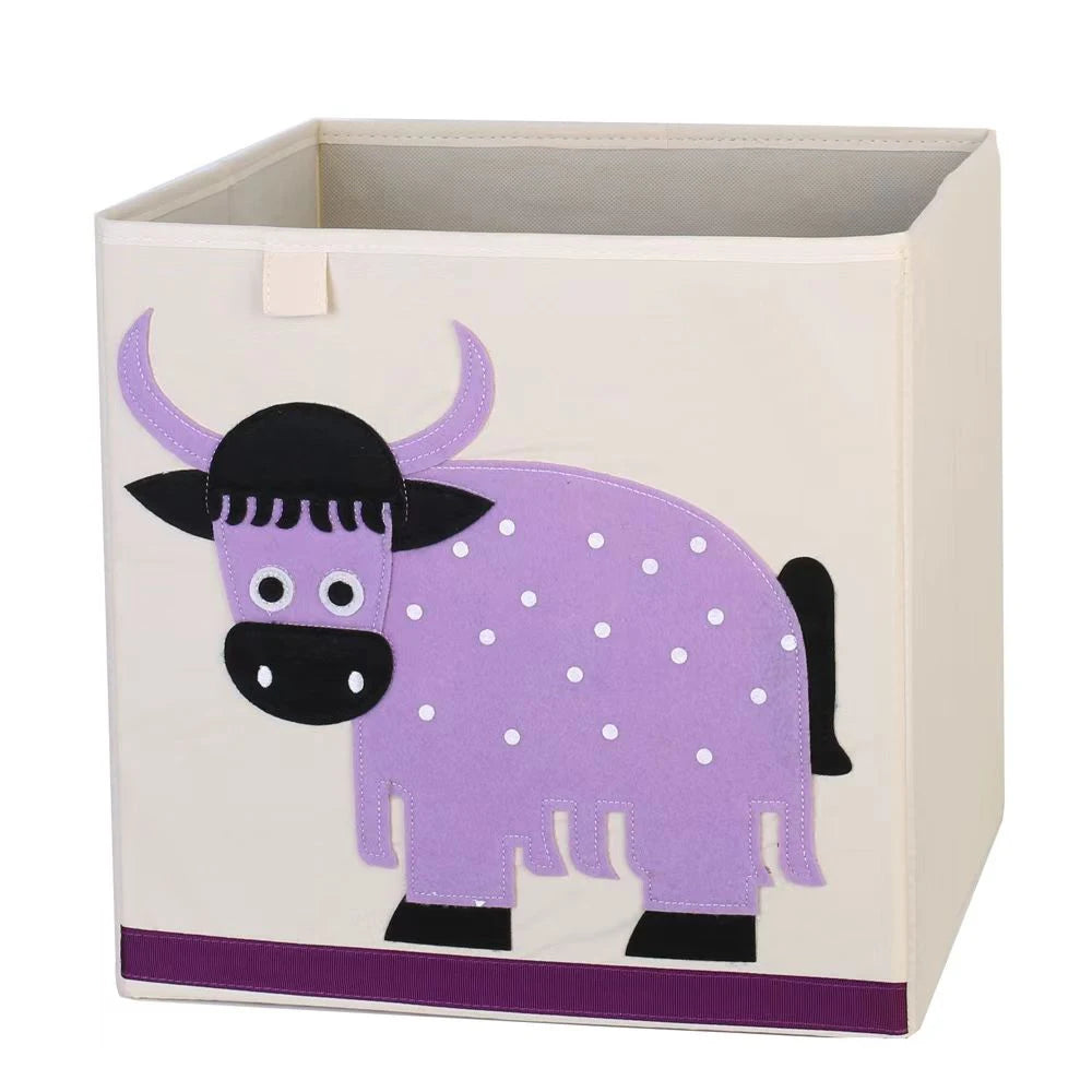 Armoire Bébé Cube Pliable Animal | Penderie Enfant Tissu Écolo