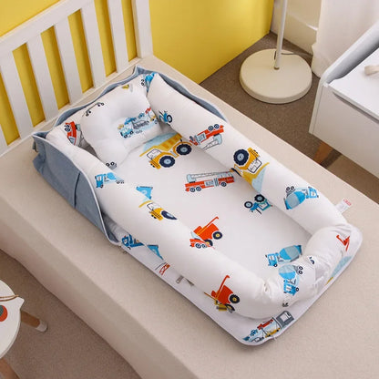 Lit Portable Bébé Nid Cocon de Voyage | Nid pour Bébé 0-2 ans