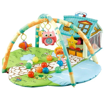 Tapis d'Éveil Bébé Montessori 3-en-1 | Jeu Fille & Garço