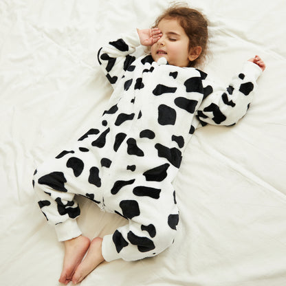 Pyjama Bébé Hiver Doux & Chaud | Pyjama Noël Bébé Dinosaure & Ours