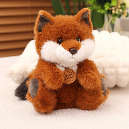 Peluche Renard Kawaii | Doudou Bébé Doux Oreiller Enfant
