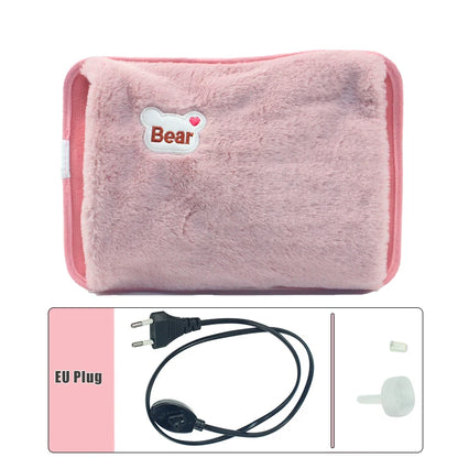 Bouillotte Électrique Rechargeable Peluche | Anti-Douleur & Confort