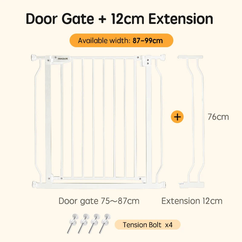 Barrière Escalier pour Bébé Sans Perçage 75-147cm | Sécurité