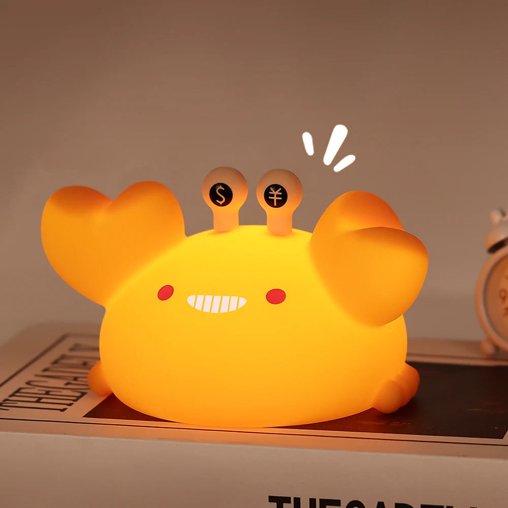 Veilleuse Bébé Capybara LED Dimmable | Lampe Chambre Enfant