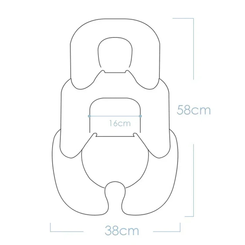 Coussin Bébé Poussette Réversible Universel | Confort Siège Auto