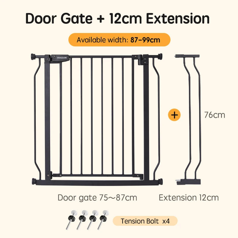 Barrière Escalier pour Bébé Sans Perçage 75-147cm | Sécurité