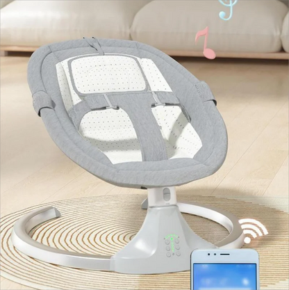 Chaise Haute Bébé Électrique | Balancelle Télécommandée Confort