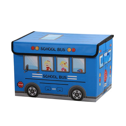 Boîte Rangement Enfant Bus Scolaire Pliable | Chambre Enfants