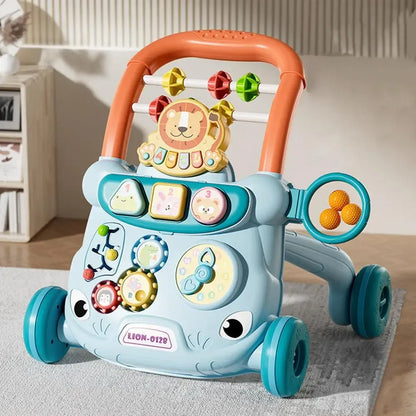 Chariot de Marche pour Bebe Multifonction Anti-Renversement