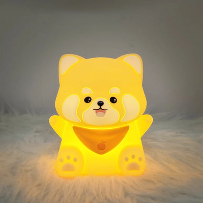 Veilleuse Bébé Panda LED Silicone | Lampe Chambre Enfant USB