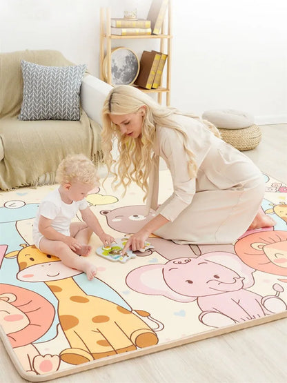 Tapis d'Éveil Bébé Géant Double Face & Pliable | Fille ou Garçon