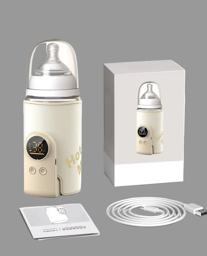 Chauffe Biberon Portable USB Intelligent | Sans Fil pour Voiture