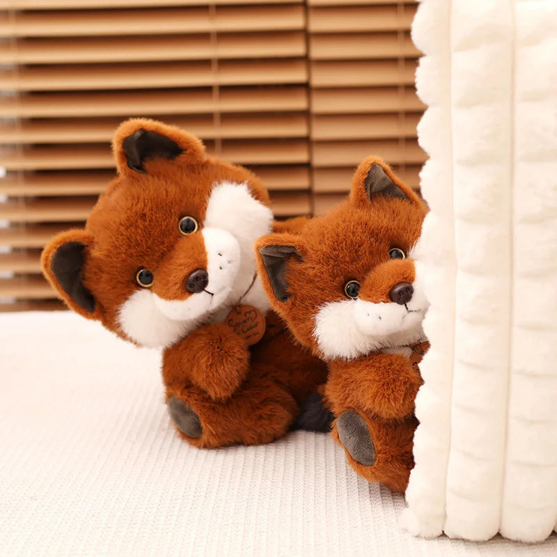 Peluche Renard Kawaii | Doudou Bébé Doux Oreiller Enfant