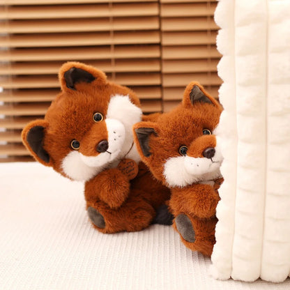 Peluche Renard Kawaii | Doudou Bébé Doux Oreiller Enfant