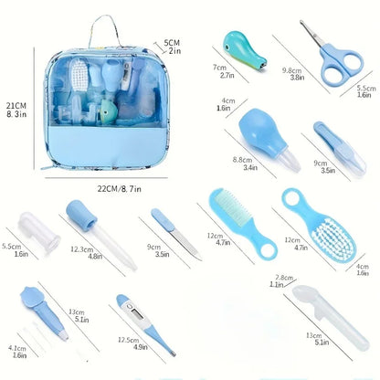 Trousse de Soin Bébé Complète 12 pièces | Kit Nouveau-né