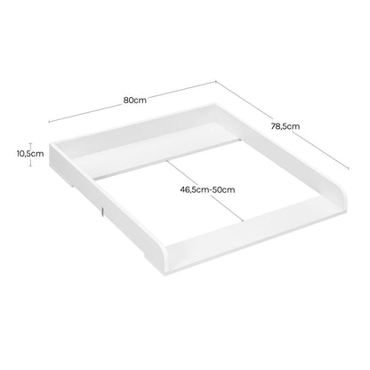 Table à Langer Commode WOLTU | Plateau Bébé MDF Mural Sûr