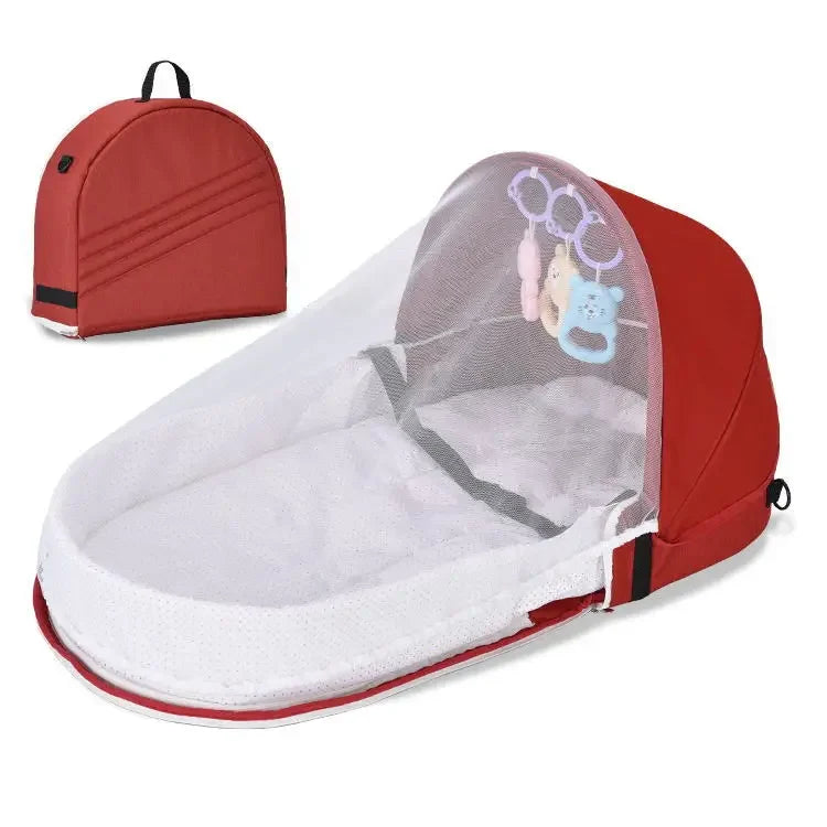 Lit Bébé de Voyage Portable avec Moustiquaire | Anti-Insectes