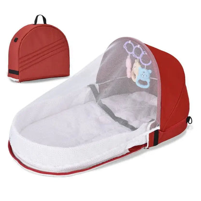 Lit Bébé de Voyage Portable avec Moustiquaire | Anti-Insectes