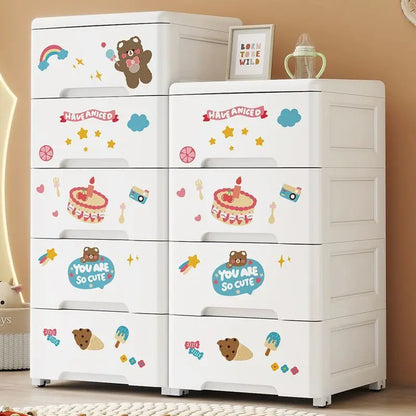 Armoire Bébé Extra Large Tiroirs | Penderie Enfant Plastique