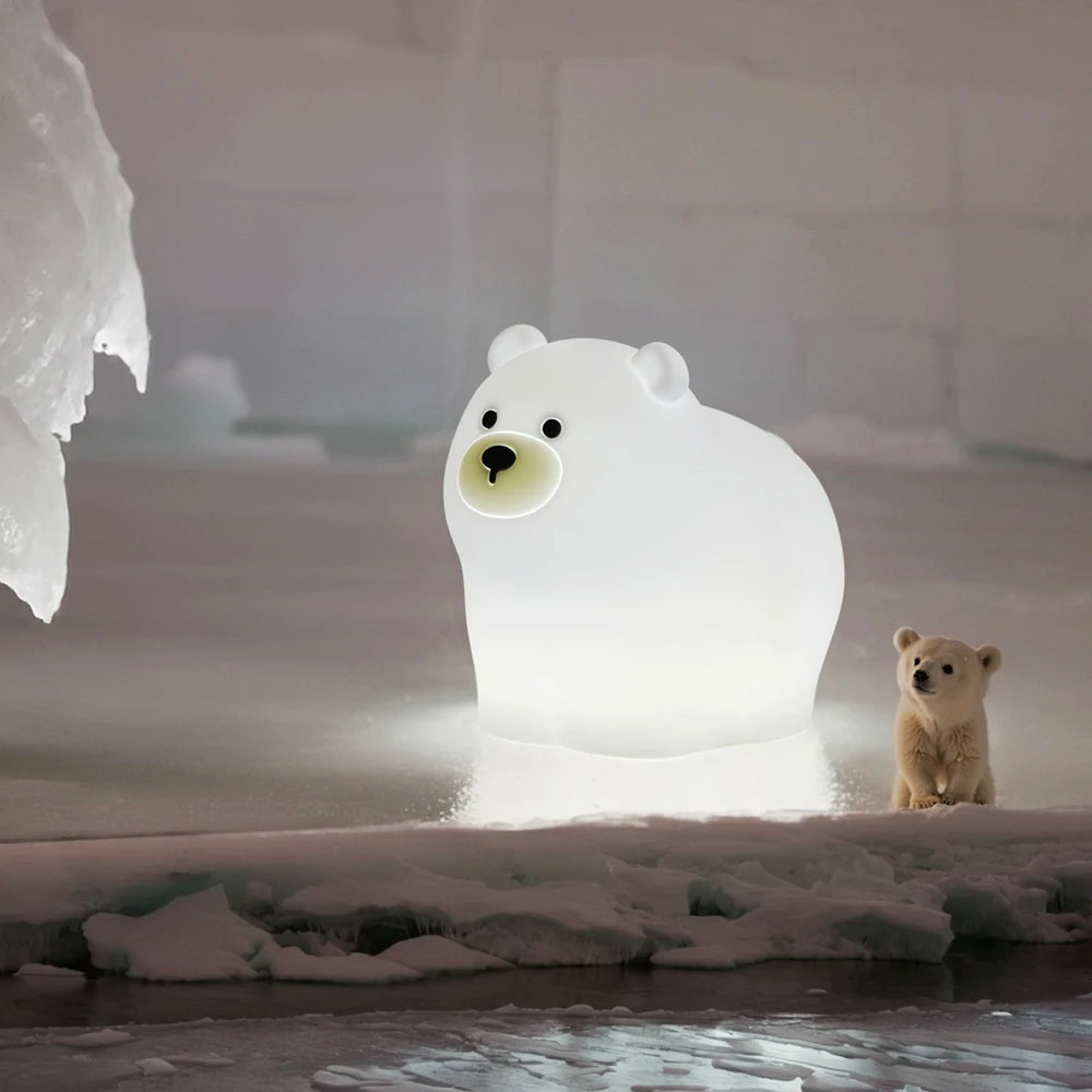 Veilleuse Bébé Capybara LED Dimmable | Lampe Chambre Enfant