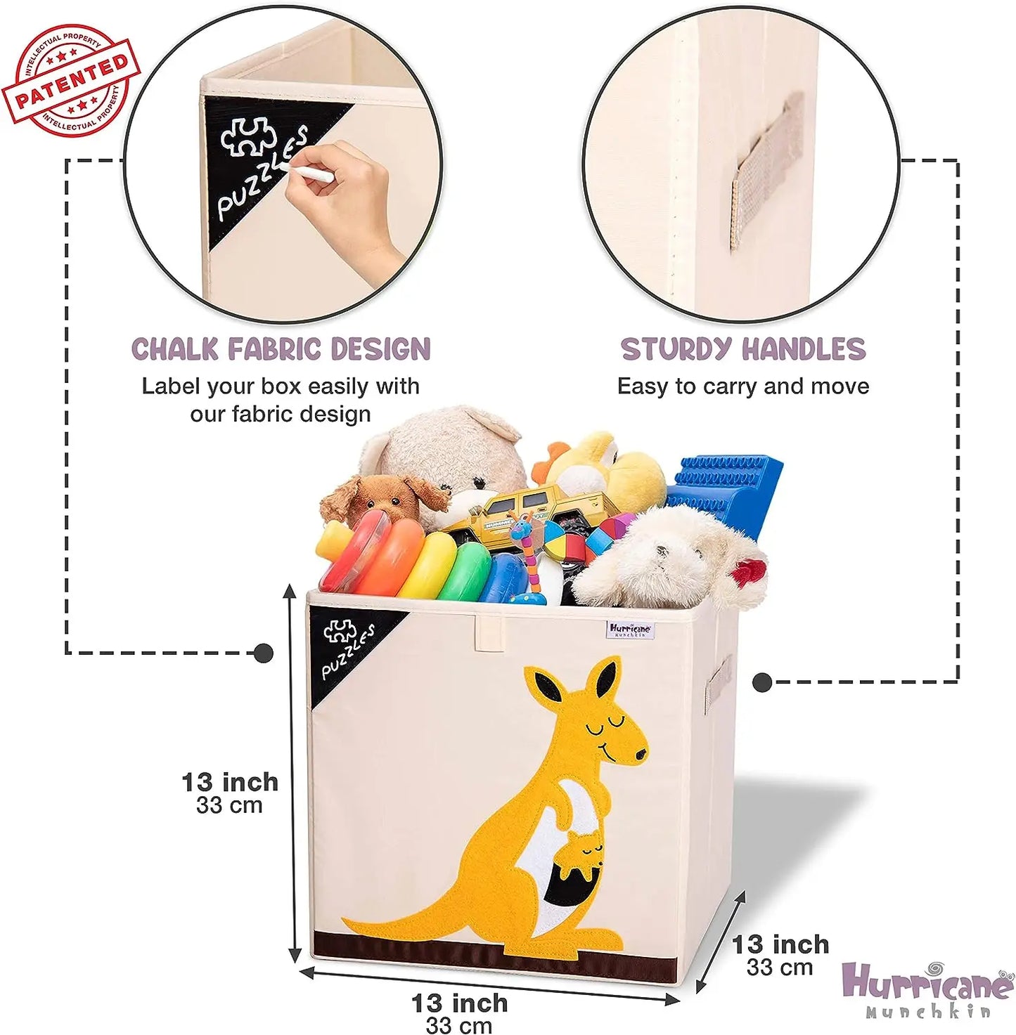 Armoire Bébé Cube Pliable Animal | Penderie Enfant Tissu Écolo