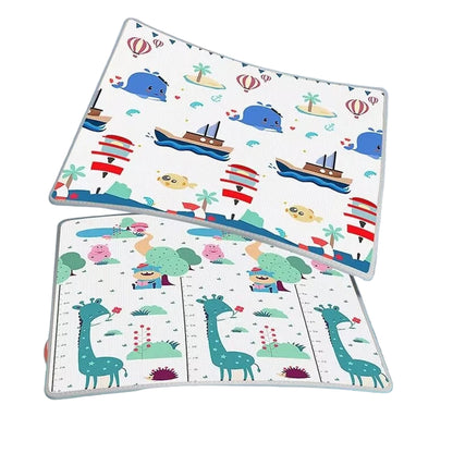 Tapis d'Éveil Bébé Géant Double Face & Pliable | Fille ou Garçon