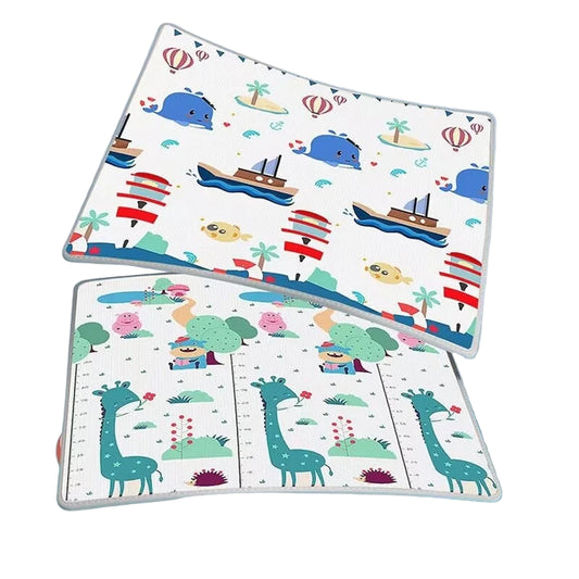 Tapis d'Éveil Bébé Géant Double Face & Pliable | Fille ou Garçon