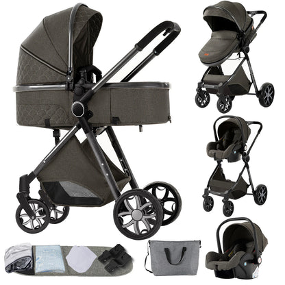 Poussette 3 en 1 Ultra-Légère | Système de Voyage Trio