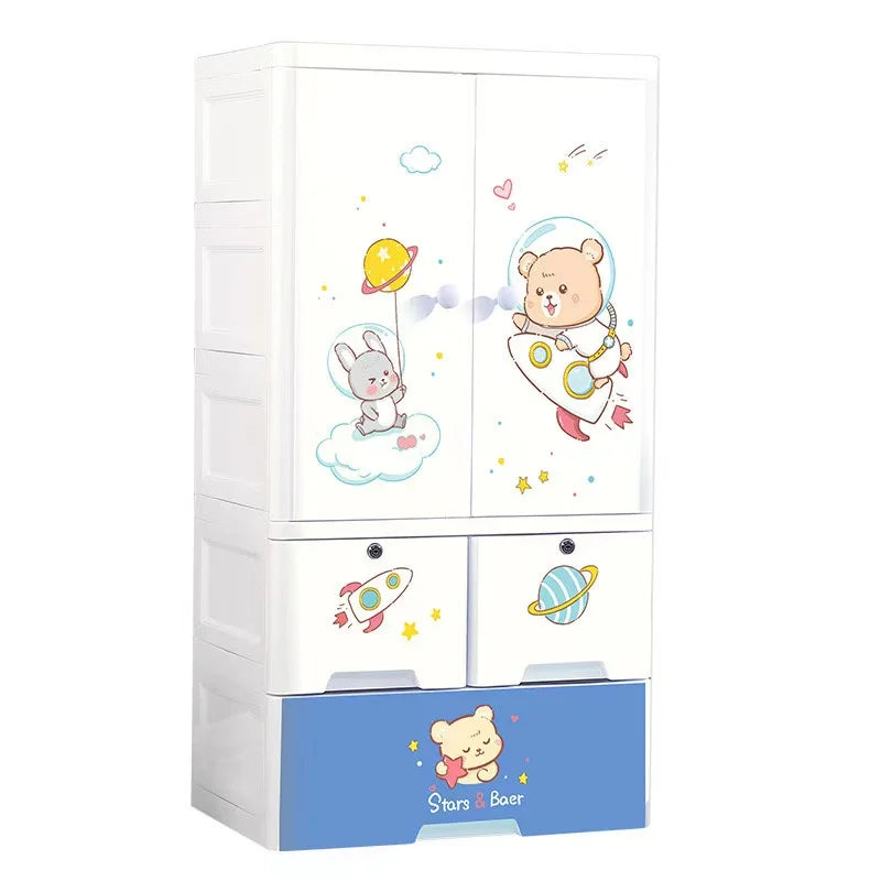 Coffre à Jouet Enfant Plastique & Tiroirs | Meuble Rangement Bébé