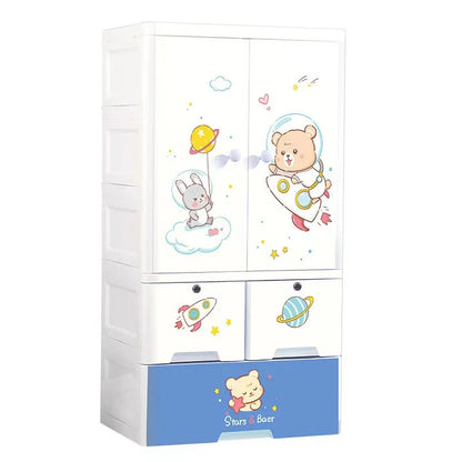 Coffre à Jouet Enfant Plastique & Tiroirs | Meuble Rangement Bébé