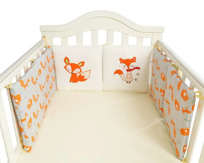 Barrière de Lit pour Bébé Coussins Nordiques (6pcs) | Anti-Chocs