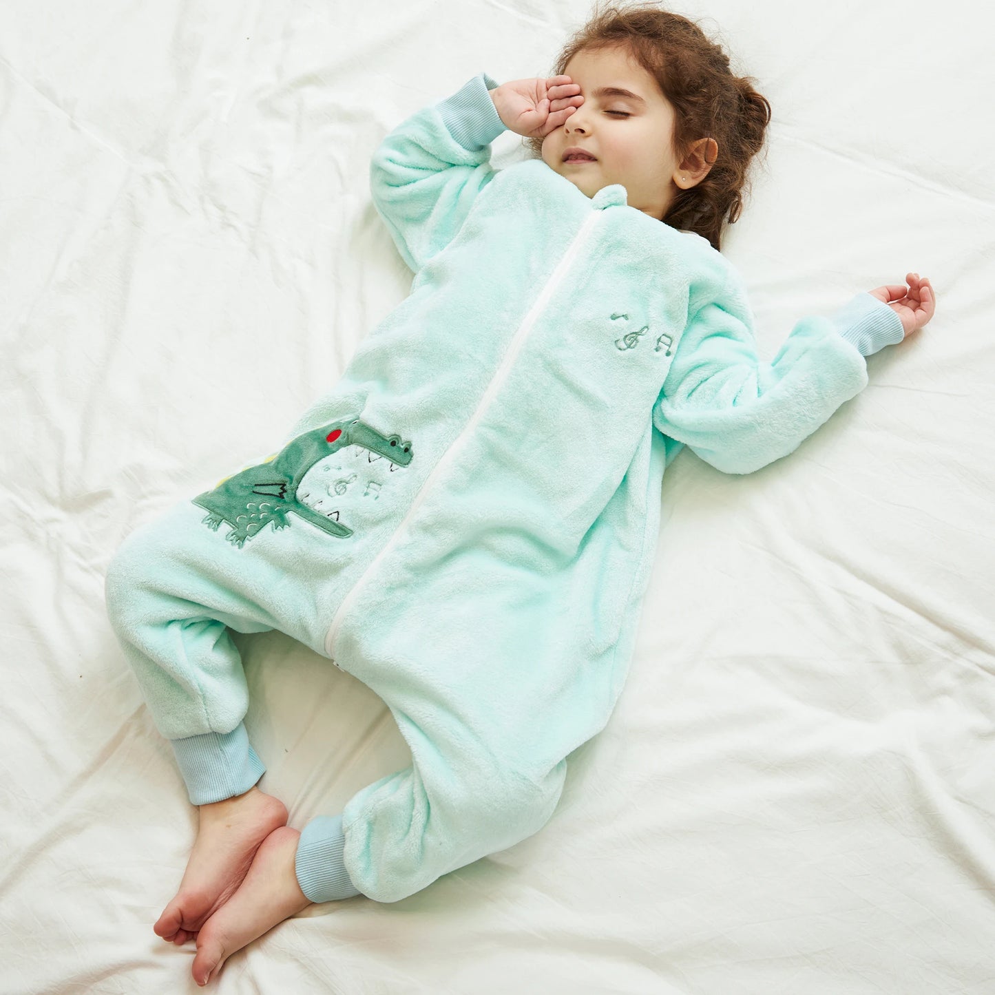 Pyjama Bébé Hiver Doux & Chaud | Pyjama Noël Bébé Dinosaure & Ours