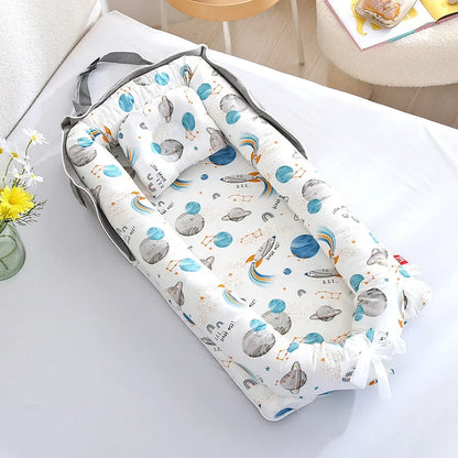 Lit Portable Bébé Nid Cocon de Voyage | Nid pour Bébé 0-2 ans