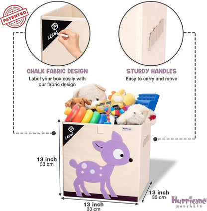 Armoire Bébé Cube Pliable Animal | Penderie Enfant Tissu Écolo