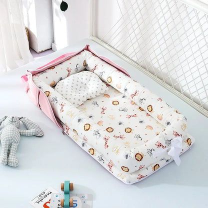 Lit Portable Bébé Nid Cocon de Voyage | Nid pour Bébé 0-2 ans