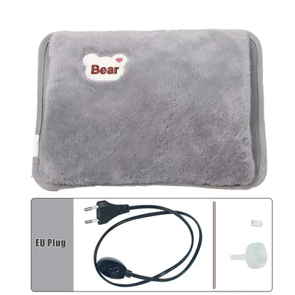 Bouillotte Électrique Rechargeable Peluche | Anti-Douleur & Confort