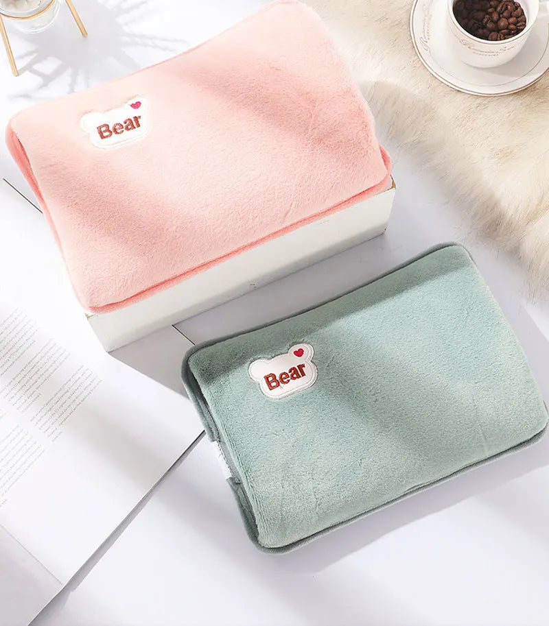 Bouillotte Électrique Rechargeable Peluche | Anti-Douleur & Confort