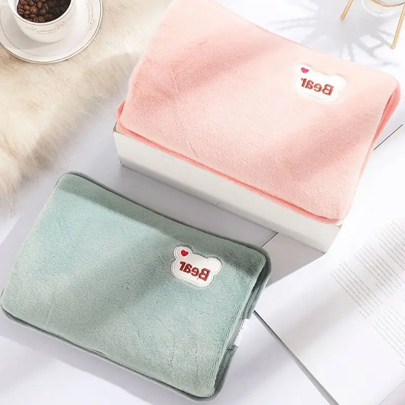 Bouillotte Électrique Rechargeable Peluche | Anti-Douleur & Confort