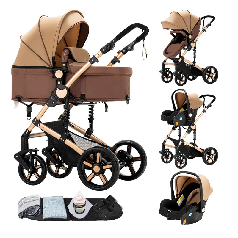 Poussette 3 en 1 Ultra-Légère | Système de Voyage Trio
