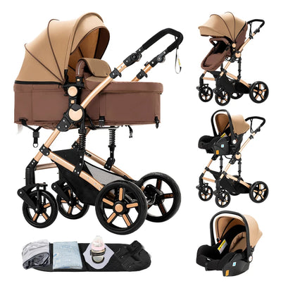 Poussette 3 en 1 Ultra-Légère | Système de Voyage Trio