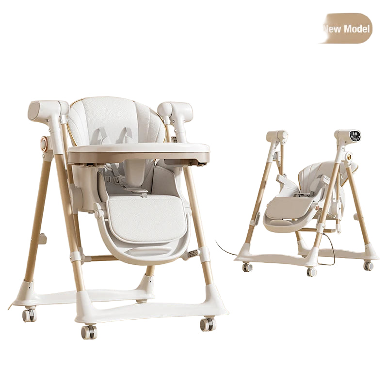 Table à Langer | Compacte Chaise Haute Bébé Électrique
