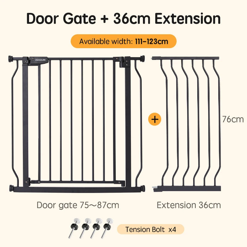 Barrière Escalier pour Bébé Sans Perçage 75-147cm | Sécurité