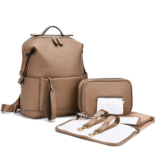 Sac à Langer Cuir Élégant