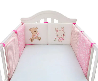Barrière de Lit pour Bébé Coussins Nordiques (6pcs) | Anti-Chocs