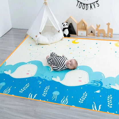 Tapis d'Éveil Bébé Géant Double Face & Pliable | Fille ou Garçon